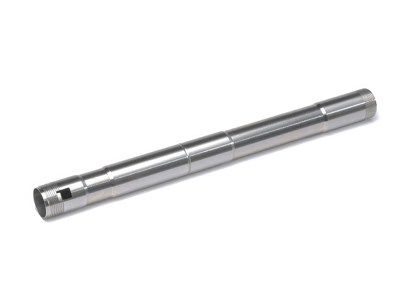 machining magazine tube for hunting gun
